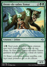 Dente-de-sabre Temur / Temur Sabertooth - Magic: The Gathering - MoxLand